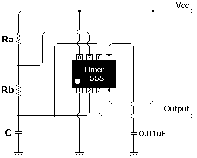 タイマーIC 555 Tシャツ L グレー 発振